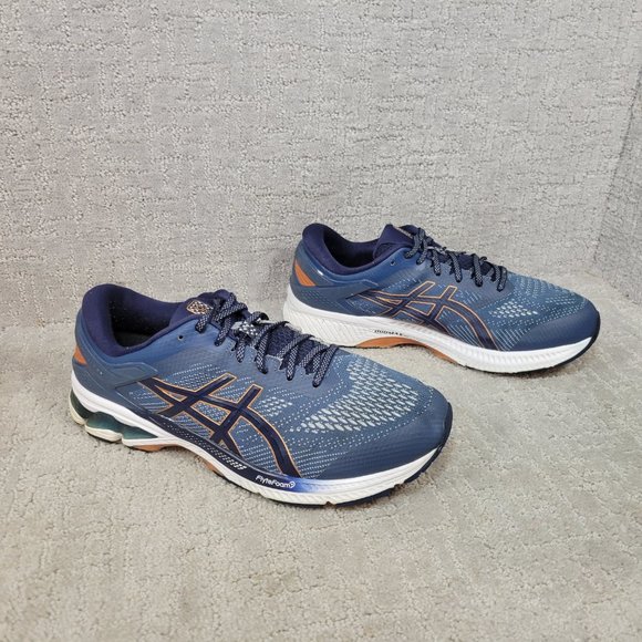 ASICS GEL Kayano 26 Extra Wide Grand Shark Mens Size 11.5 Athletic Running Shoes - Picture 5 of 11